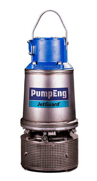 Jet guard submersible pump
