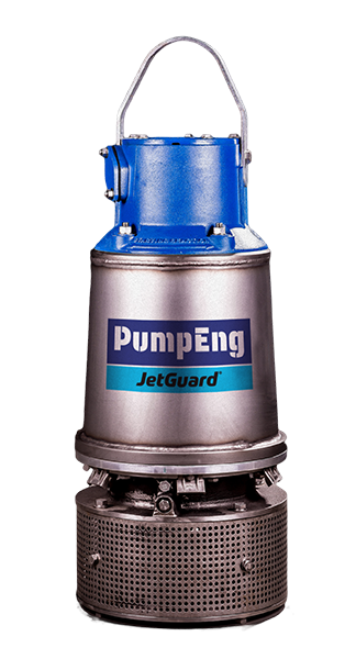 Jet guard submersible pump