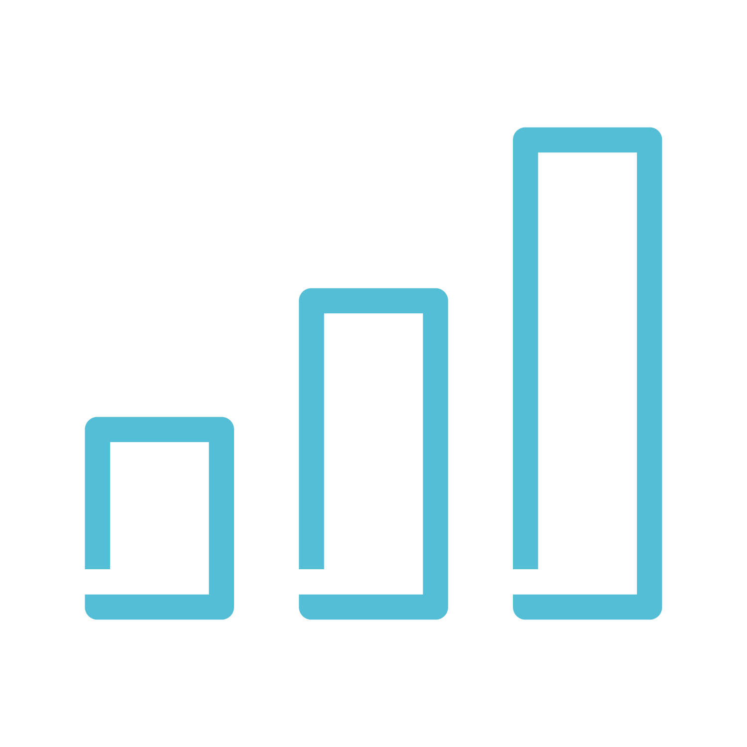 Bar Chart graphic - JetGuard Icon for Performance